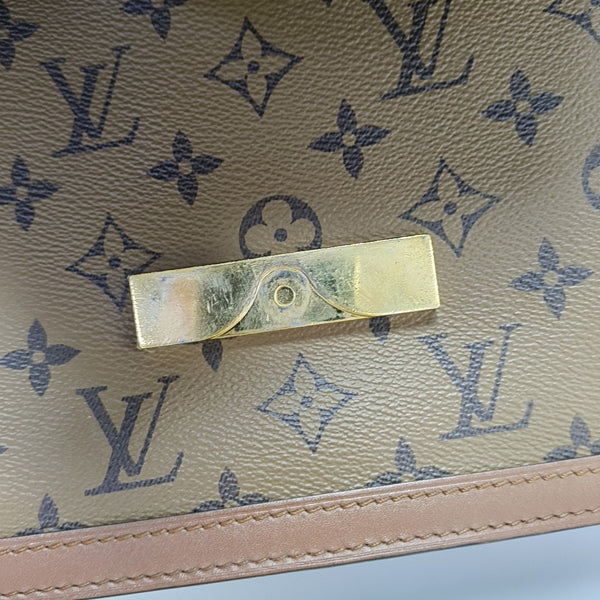DAUPHINE MM Monogram Coated Canvas Brown