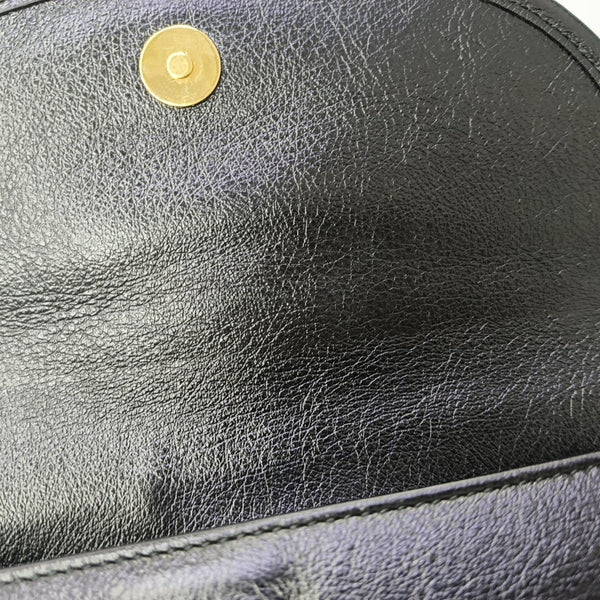 Rajah Small Calfskin Black