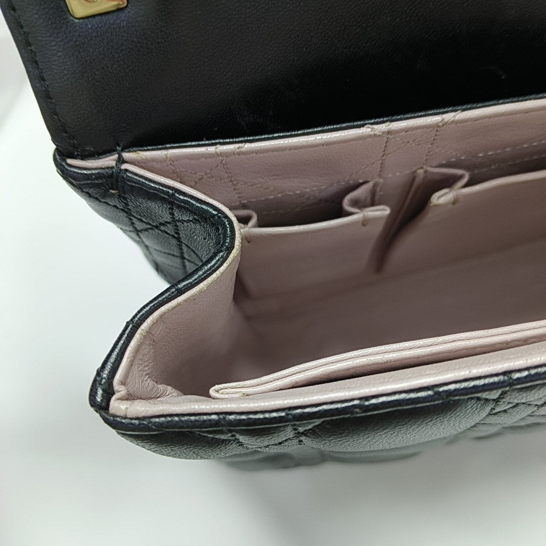 Miss Dior Cannage Lambskin Black