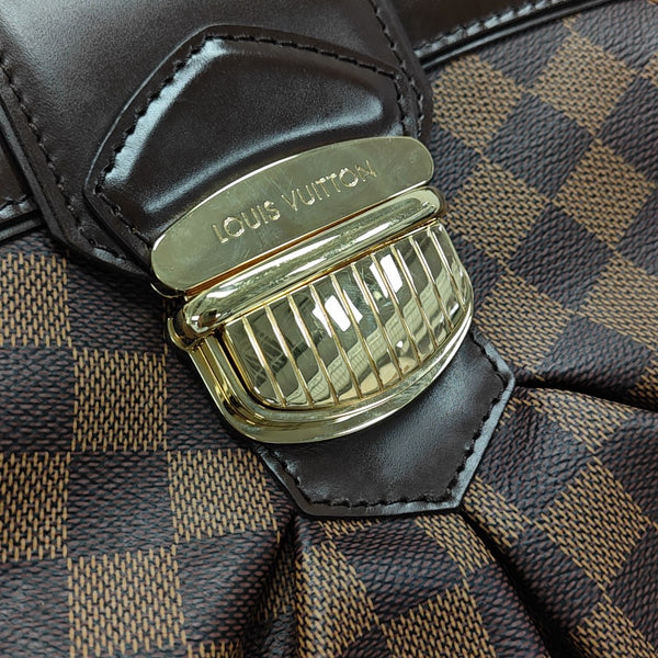 SISTINA GM Damier Ebene Coated Canvas Brown