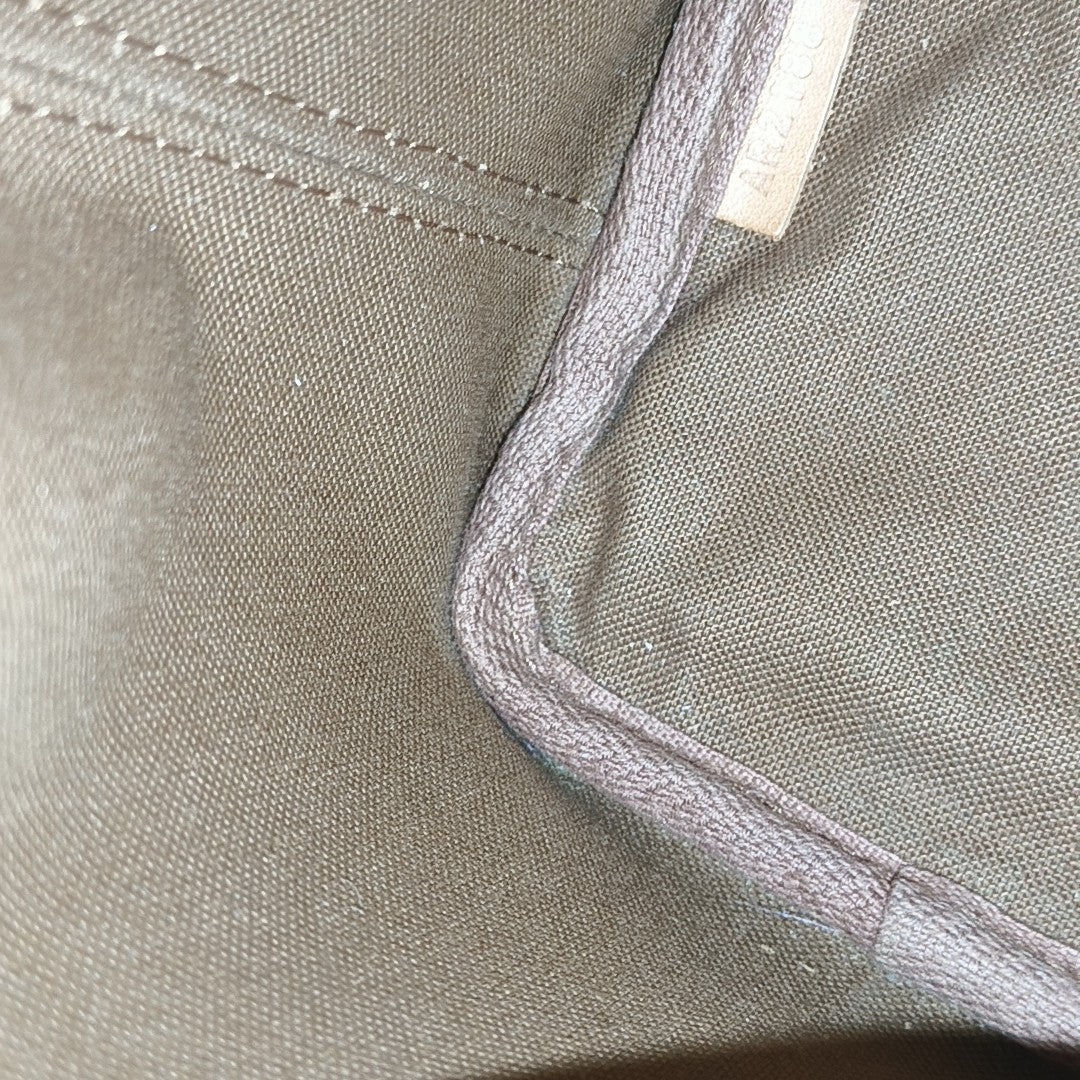 NÉONOÉ Nano Monogram Coated Canvas Brown