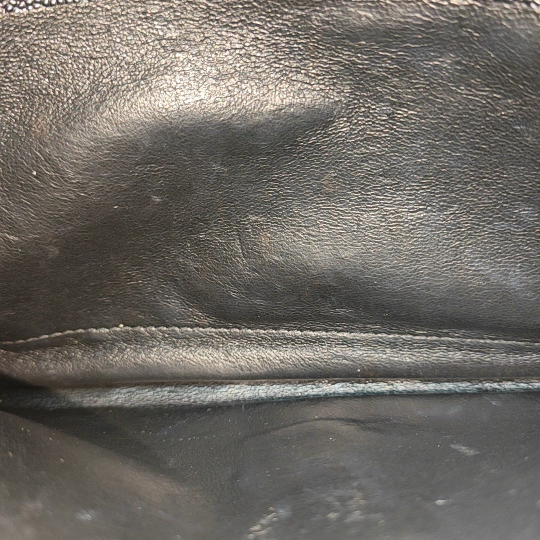MONOGRAM Medium Chevron Calfskin Black