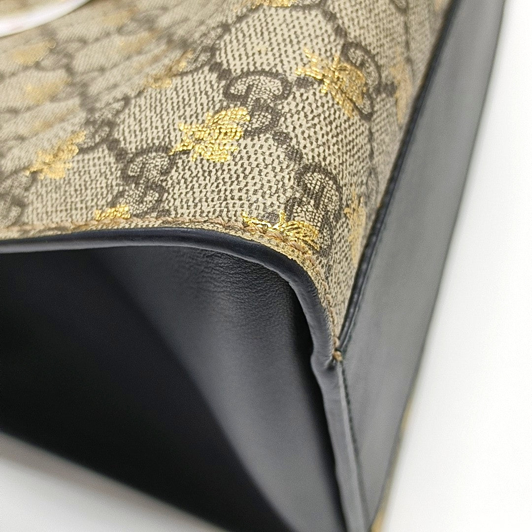 Padlock Medium Monogram Coated Canvas Brown