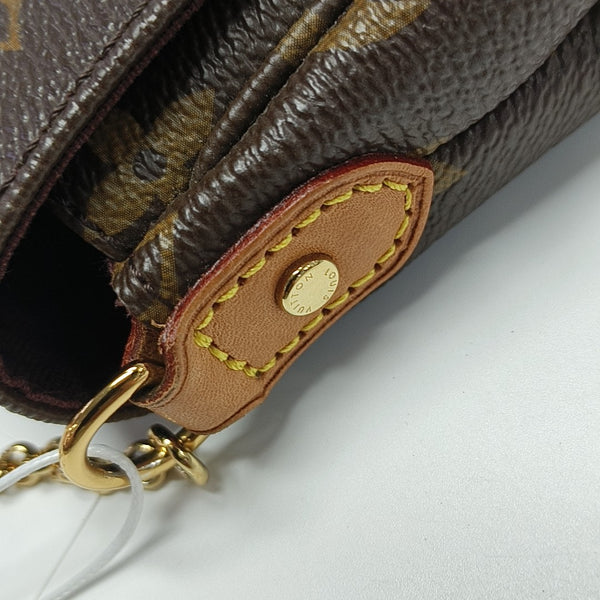 FAVORITE PM Monogram Coated Canvas Brown