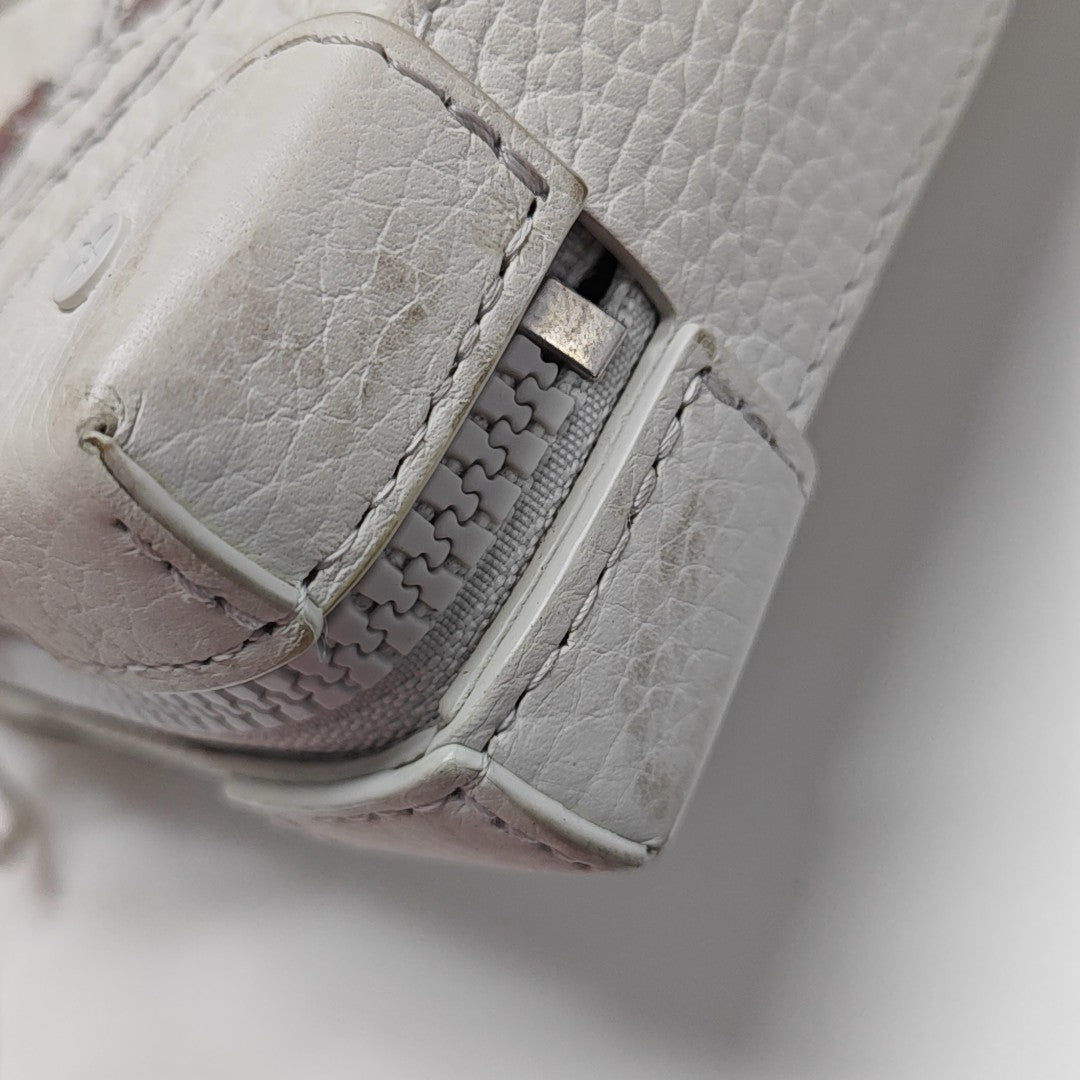 WALLET TRUNK Calfskin White