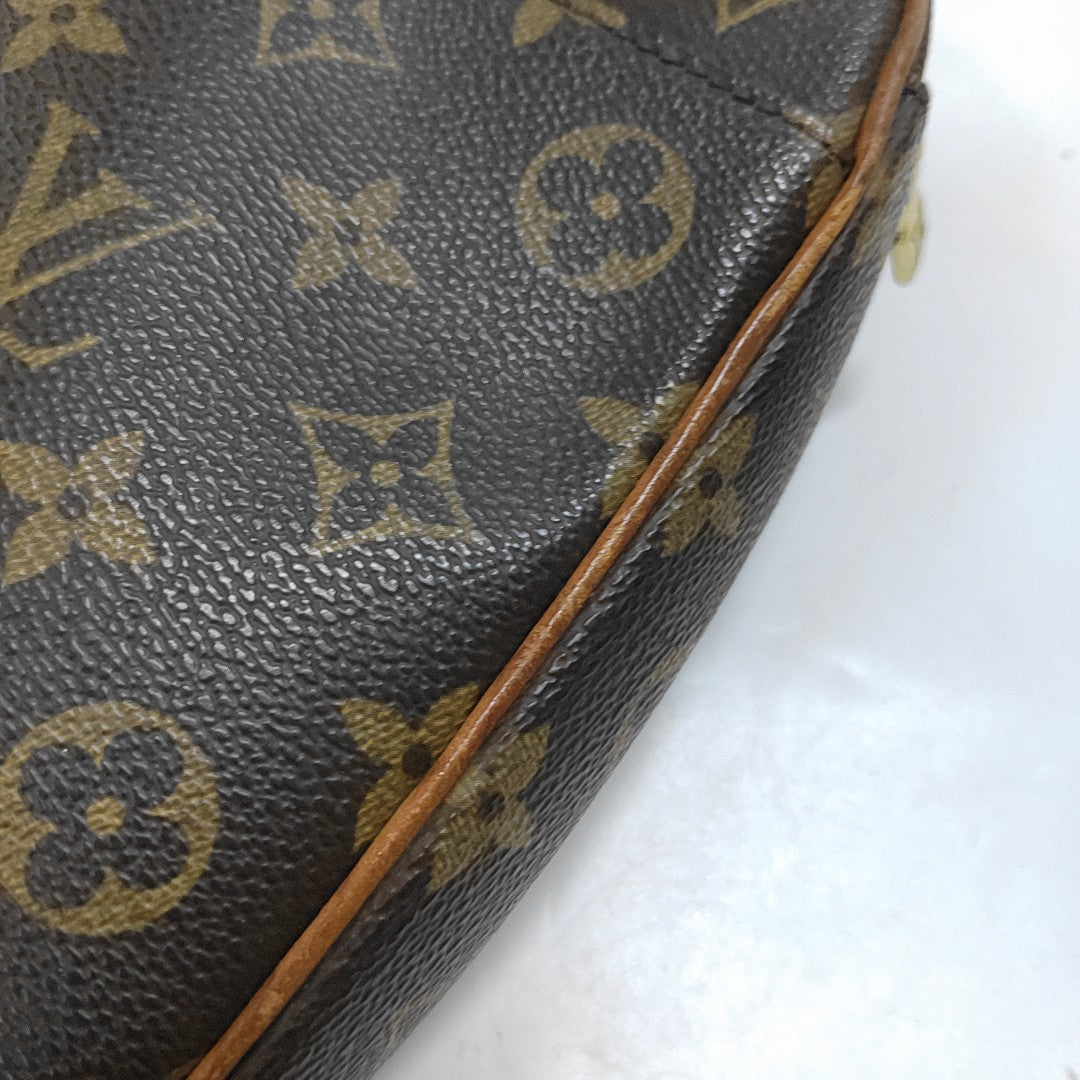 GANGE Monogram Coated Canvas Brown