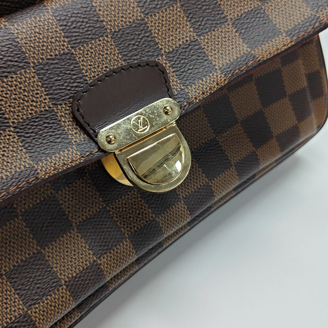 RAVELLO GM Damier Ebene Coated Canvas Brown