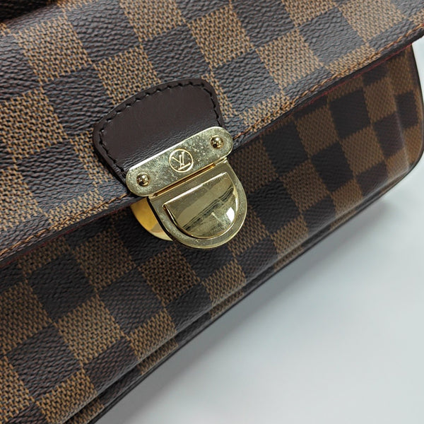 RAVELLO GM Damier Ebene Coated Canvas Brown