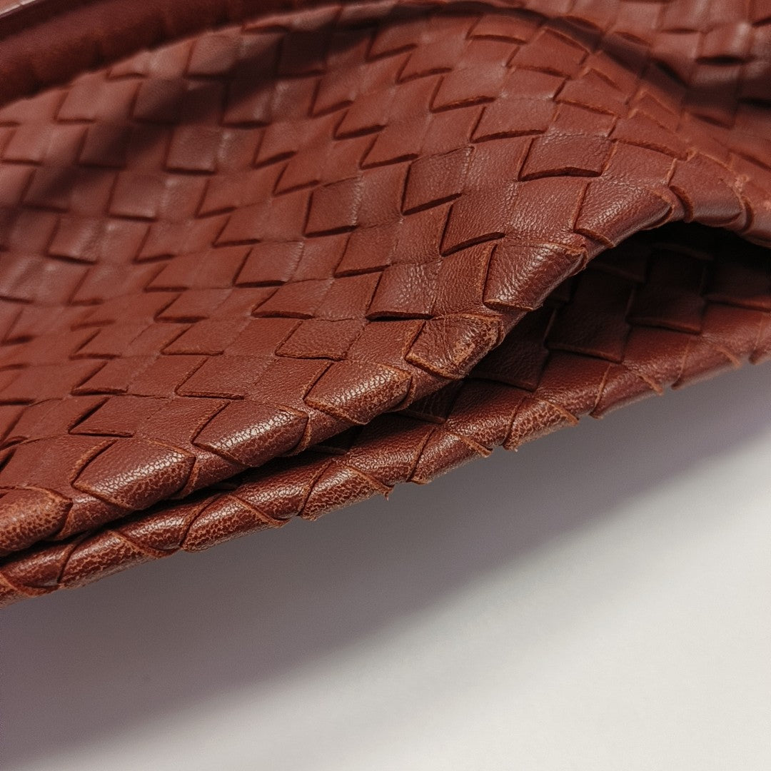 Calfskin Top Handle Bag Red