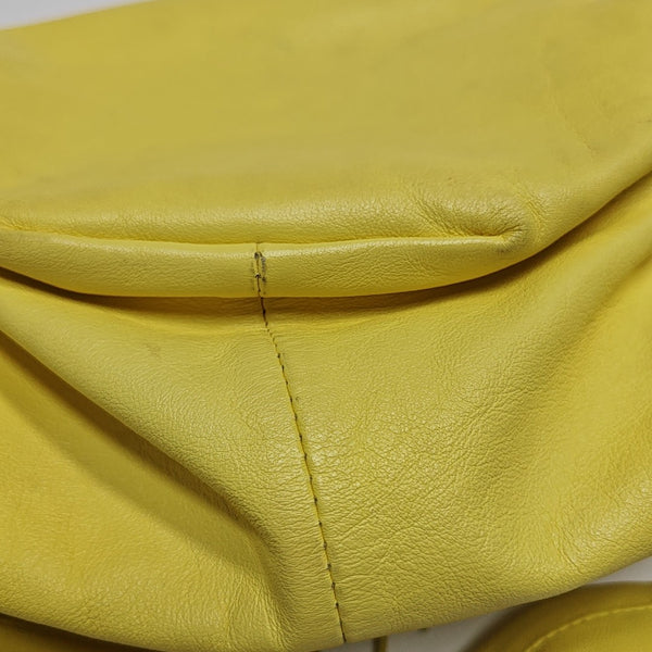 Double Knot Mini Calfskin Yellow
