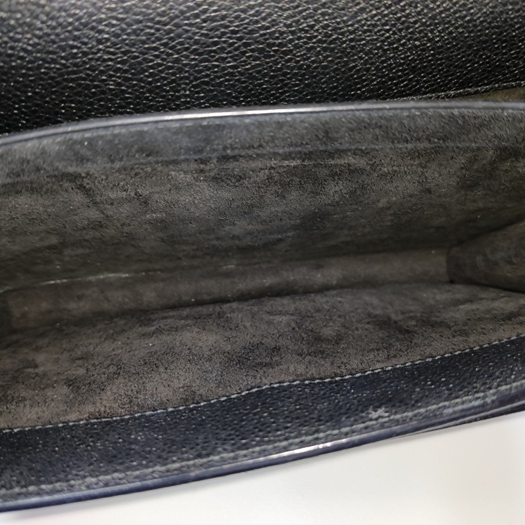 SUNSET Medium Calfskin Black