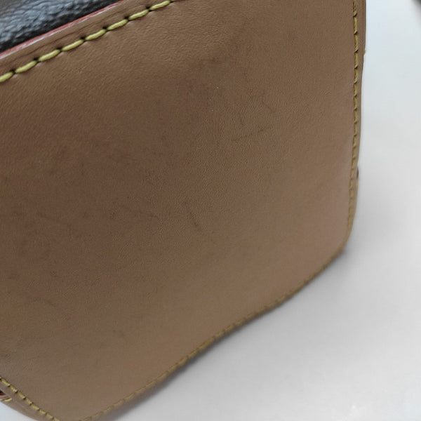 NOÉ Mini Monogram Coated Canvas Brown