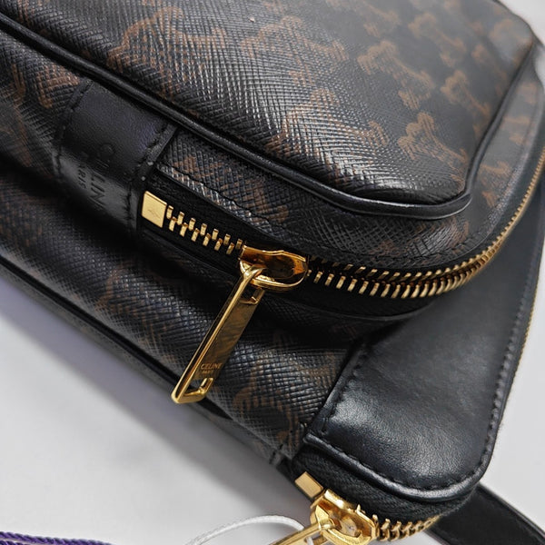 Coated Canvas Small Brown
