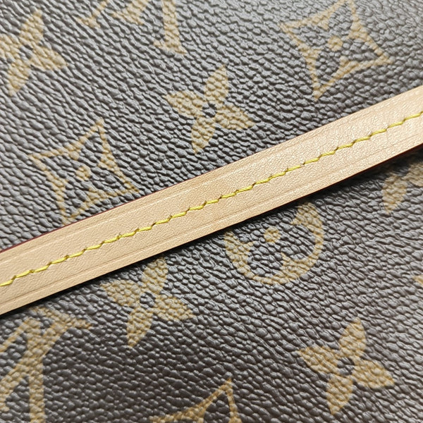 ACCESSOIRES GM Monogram Coated Canvas Brown
