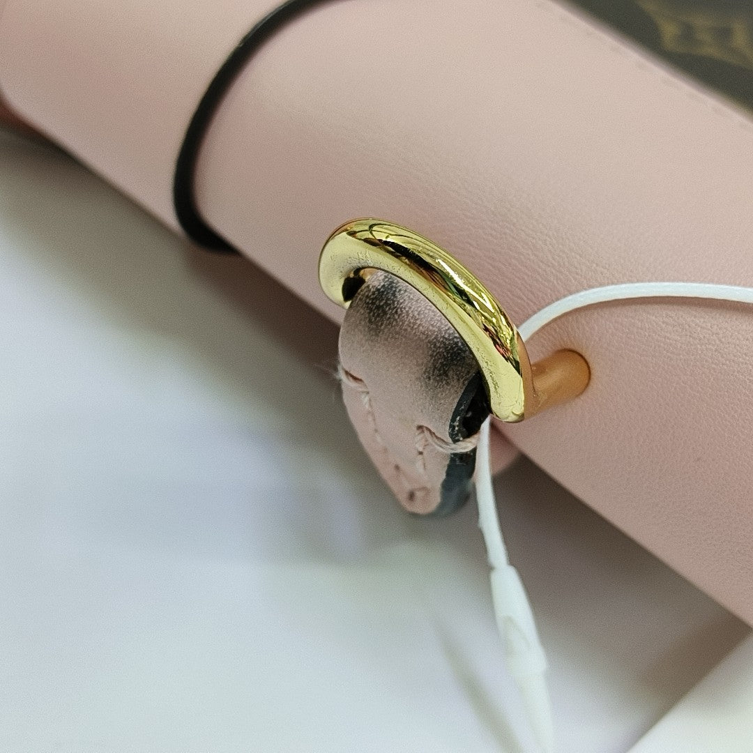 LOCKY BB Monogram Coated Canvas Pink