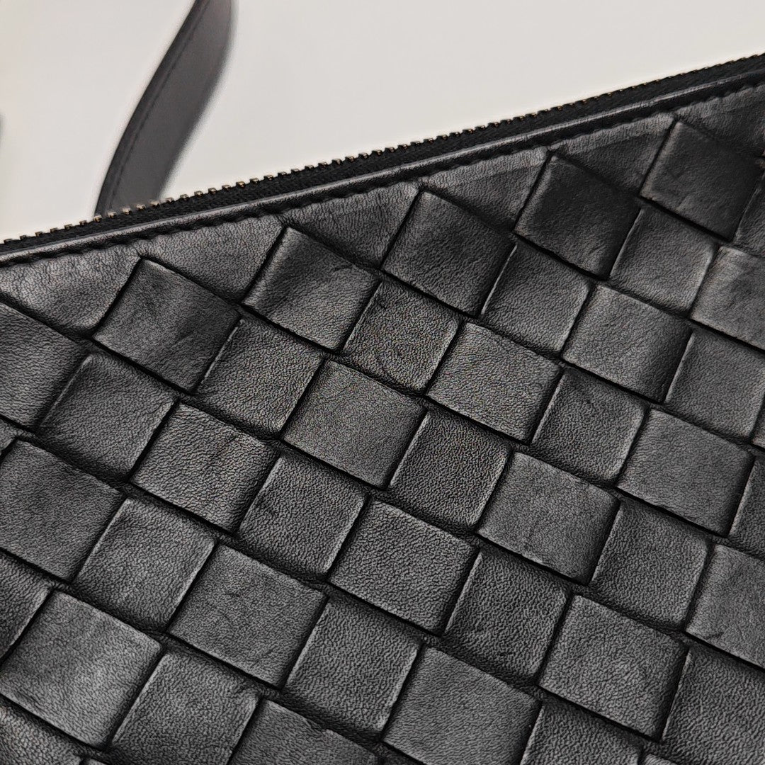 Calfskin Shoulder Bag Black