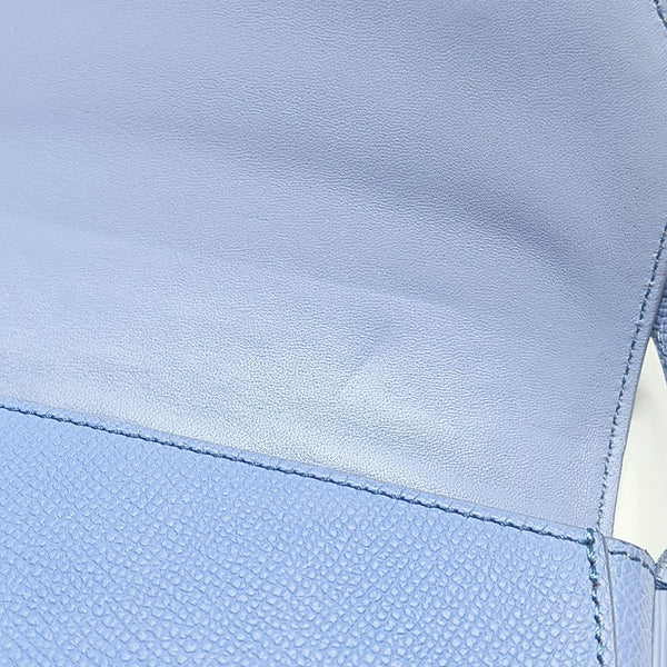 TROTTEUR Small Calfskin Blue
