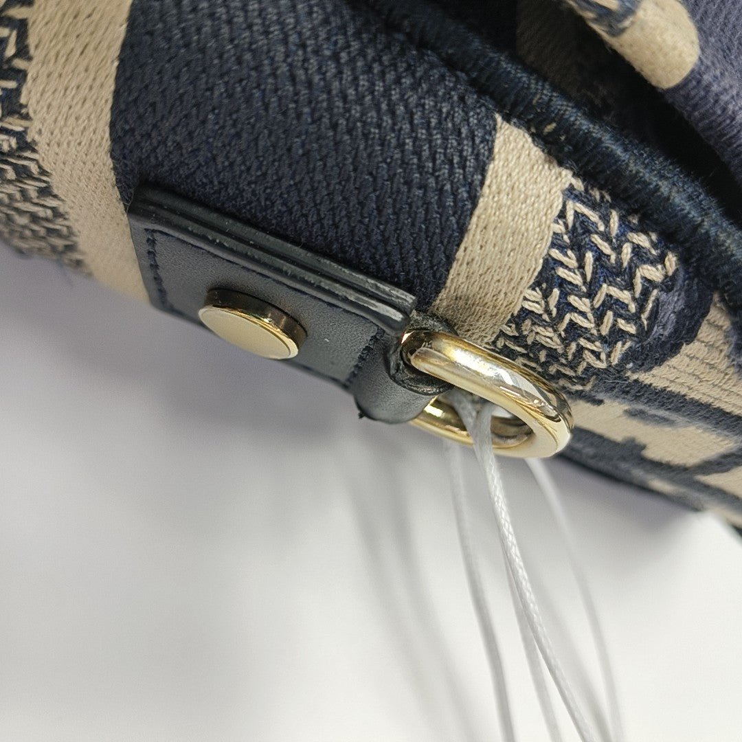 Diorcamp Small Oblique Canvas Blue