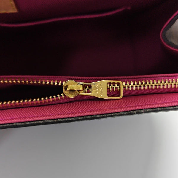 CLUNY PM Monogram Coated Canvas Brown