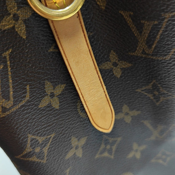 MONTAIGNE Monogram Coated Canvas Brown
