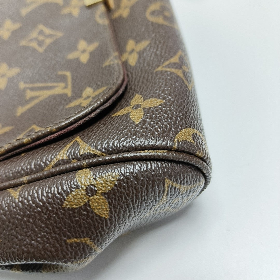 FAVORITE MM Monogram Coated Canvas Brown