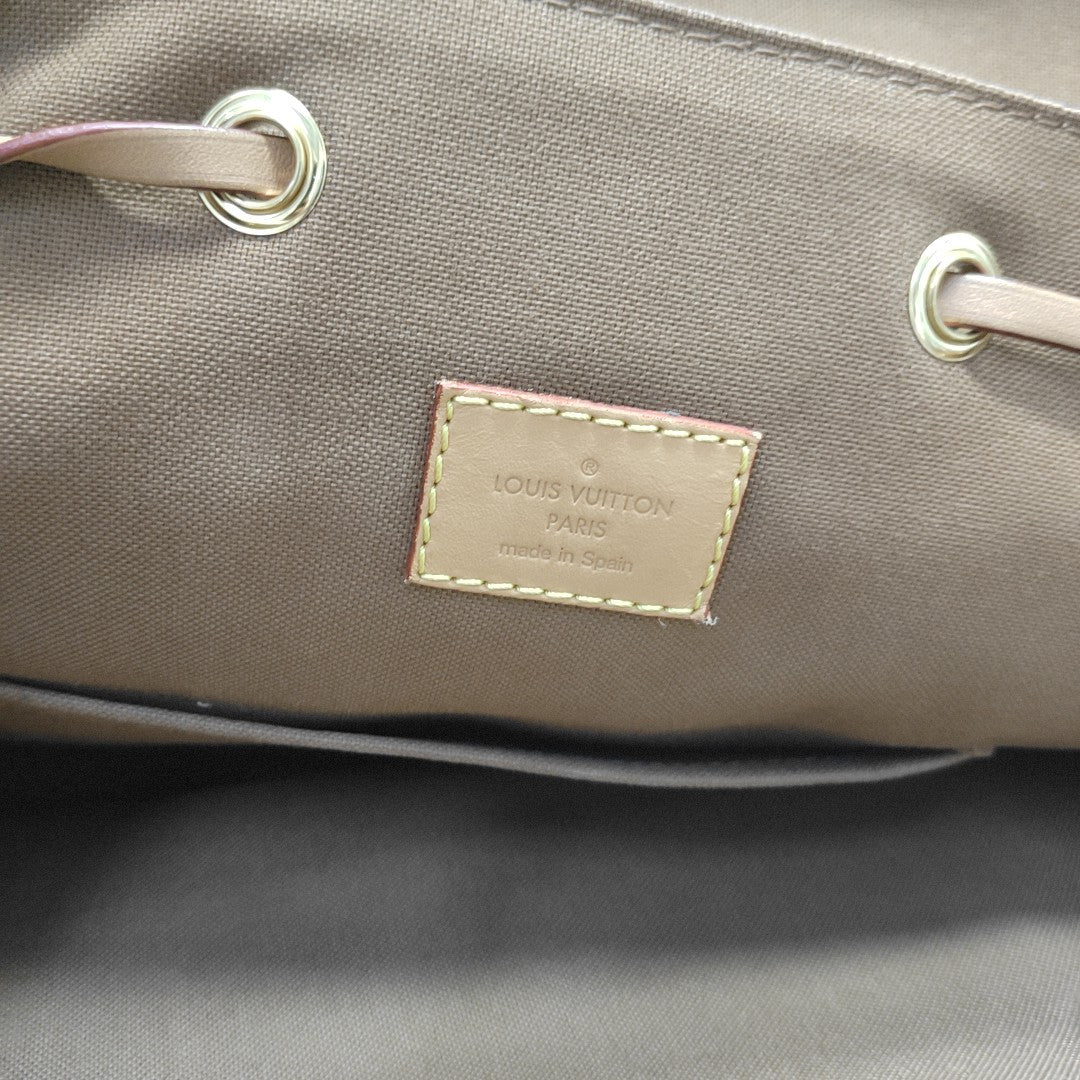 MONTSOURIS PM Monogram Coated Canvas Brown