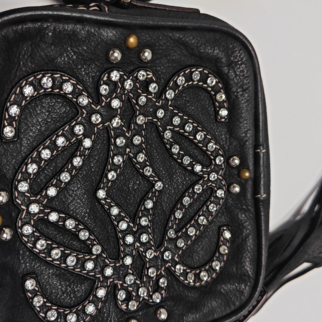 Calfskin Shoulder Bag Black