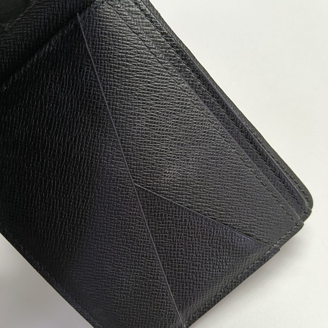 AMERIGO Damier Graphite Coated Canvas Gray