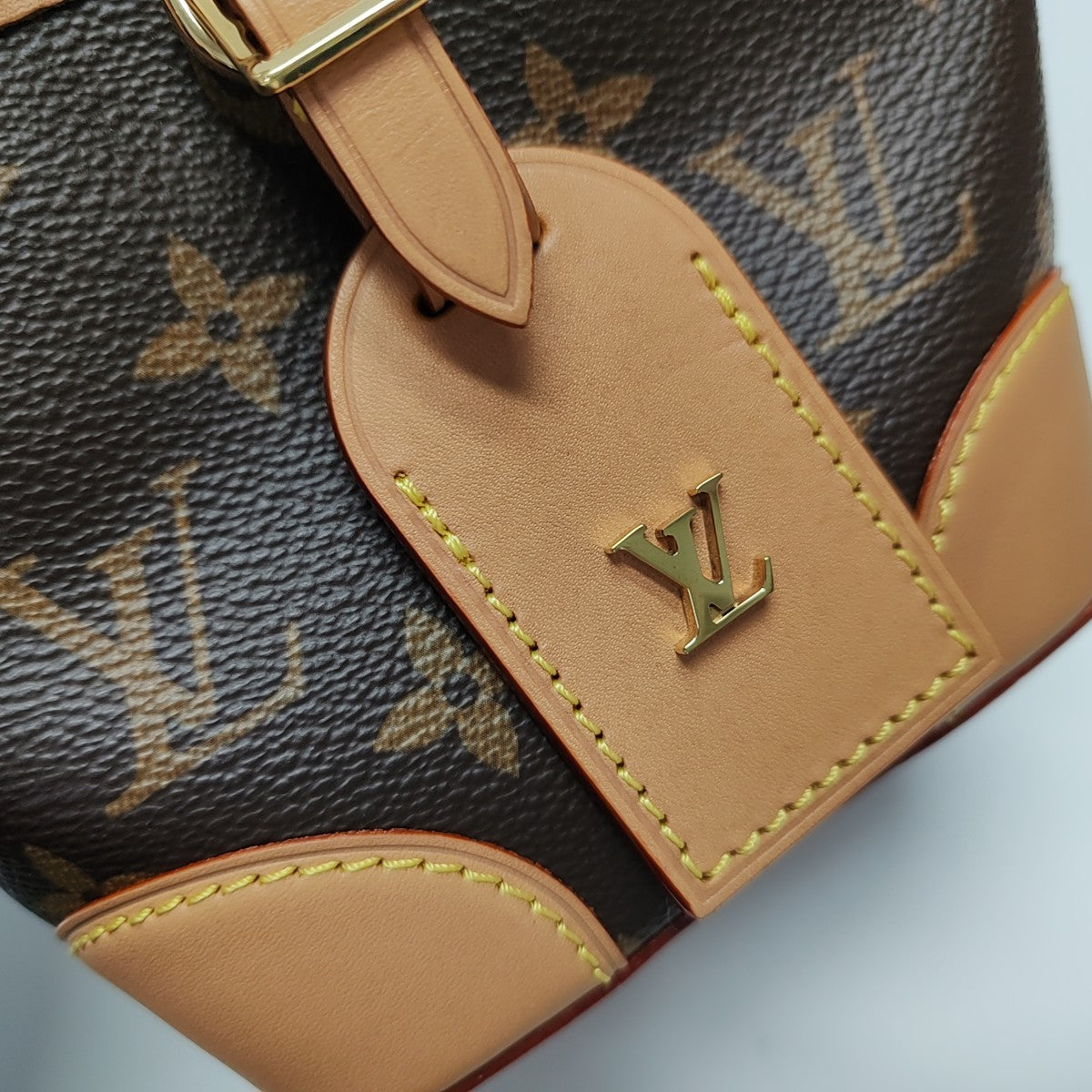 NOÉ Mini Monogram Coated Canvas Brown