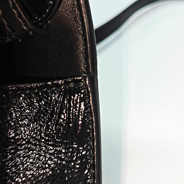 Sylvie Mini Monogram Velvet Black