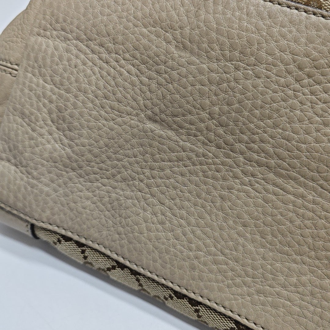 Monogram Canvas Tote Bag Beige