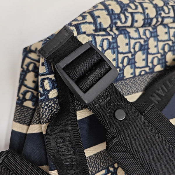 Diortravel Oblique Canvas Blue