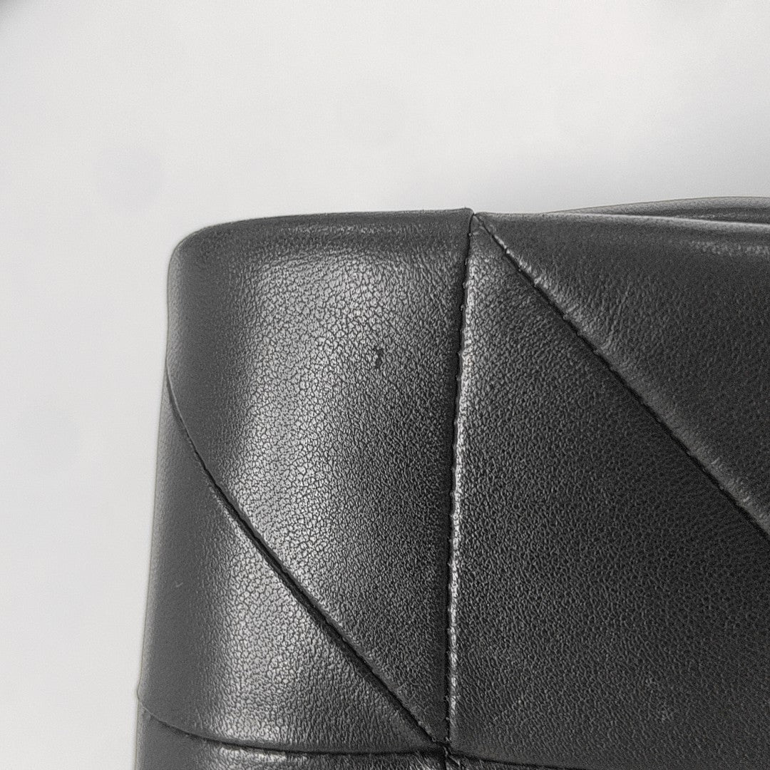 Quilted Lambskin Belt Bag Black