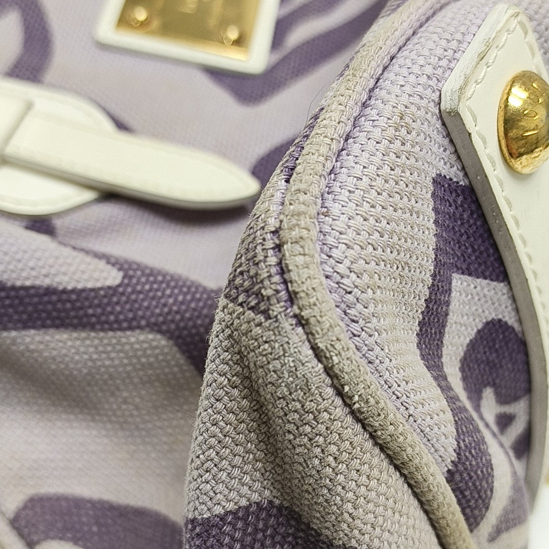 TAHITIENNE CABAS MM Monogram Canvas Purple