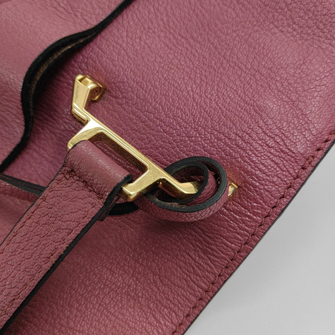 Calfskin Shoulder Bag Red