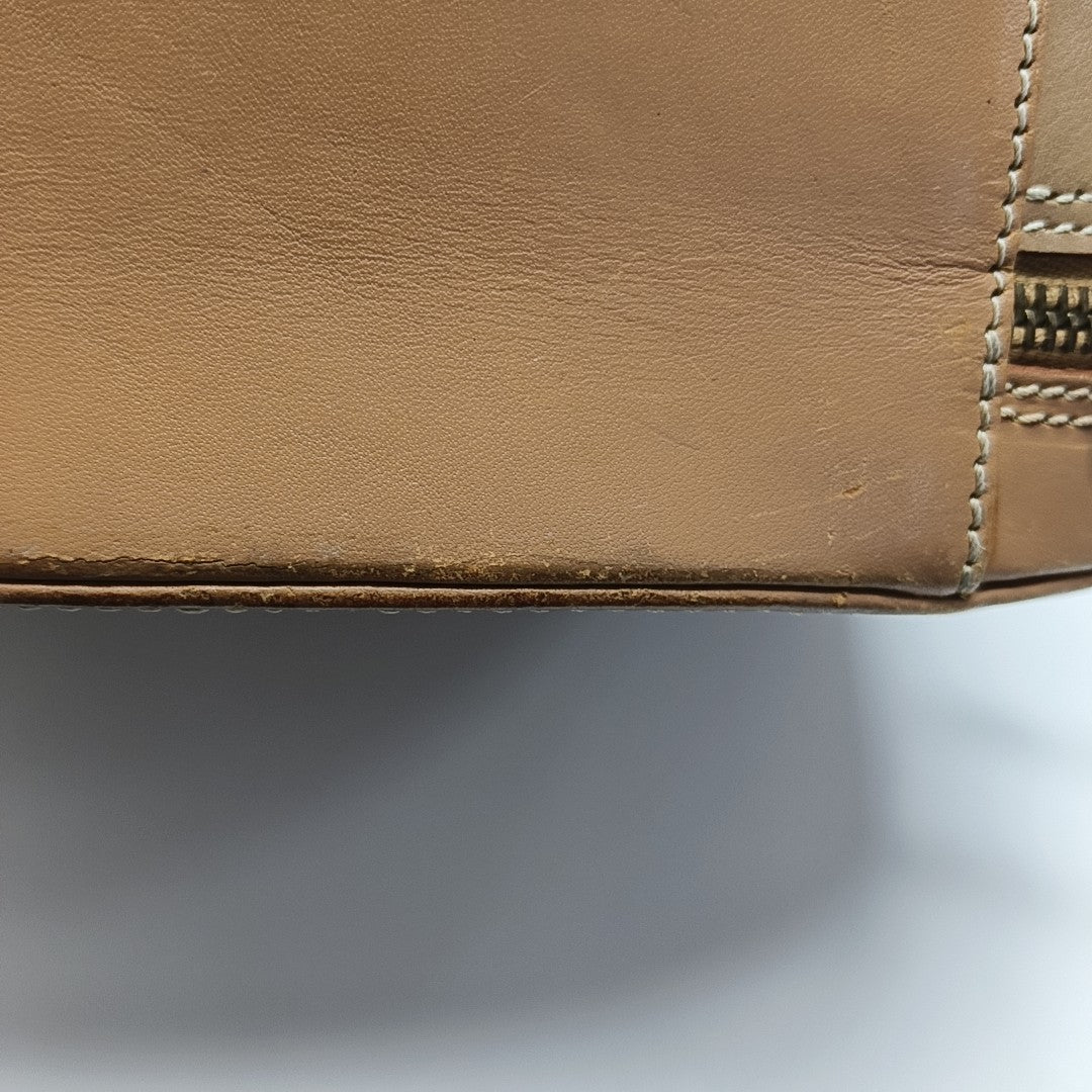 Calfskin Shoulder Bag Brown