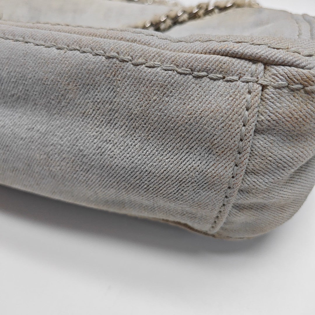 Canvas Shoulder Bag Beige