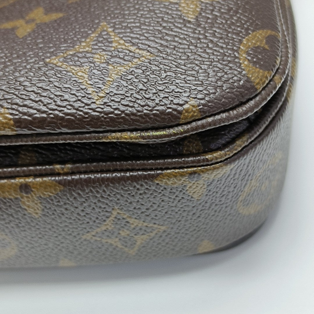 MÉTIS MM Monogram Coated Canvas Brown
