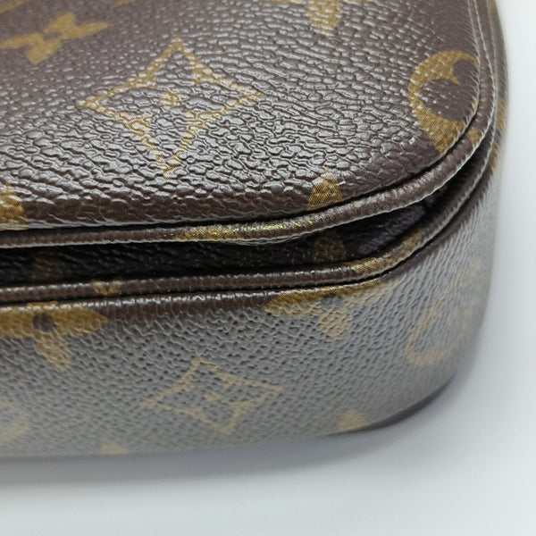 MÉTIS MM Monogram Coated Canvas Brown