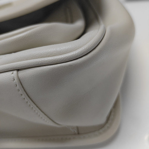 NIKI Medium Chevron Lambskin Gray