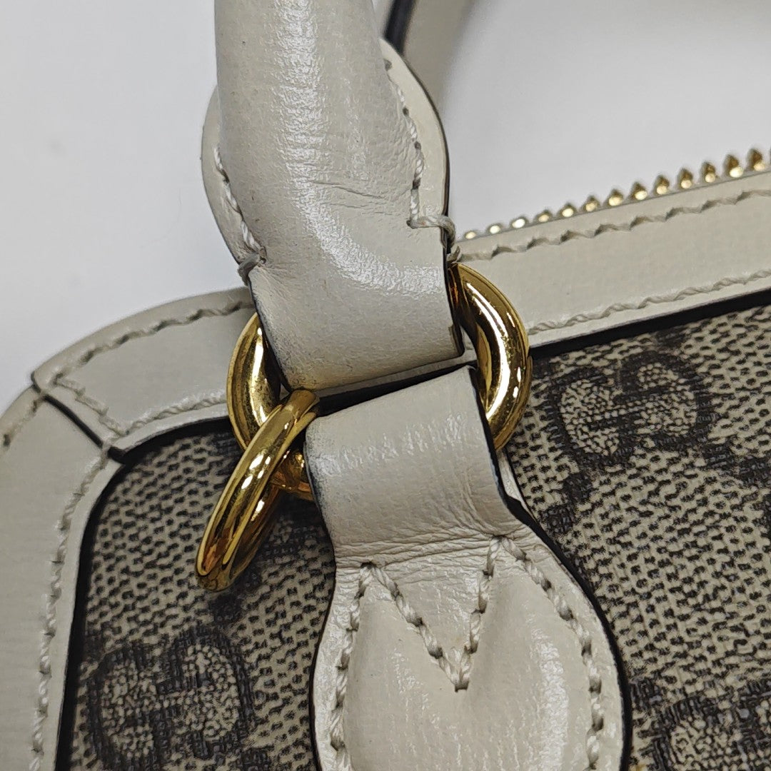 Horsebit 1955 Mini Coated Canvas Beige