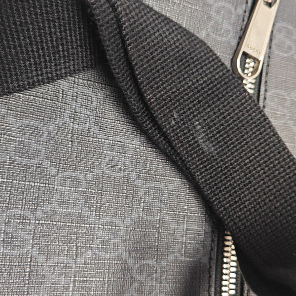 Monogram Coated Canvas Belt Bag Black