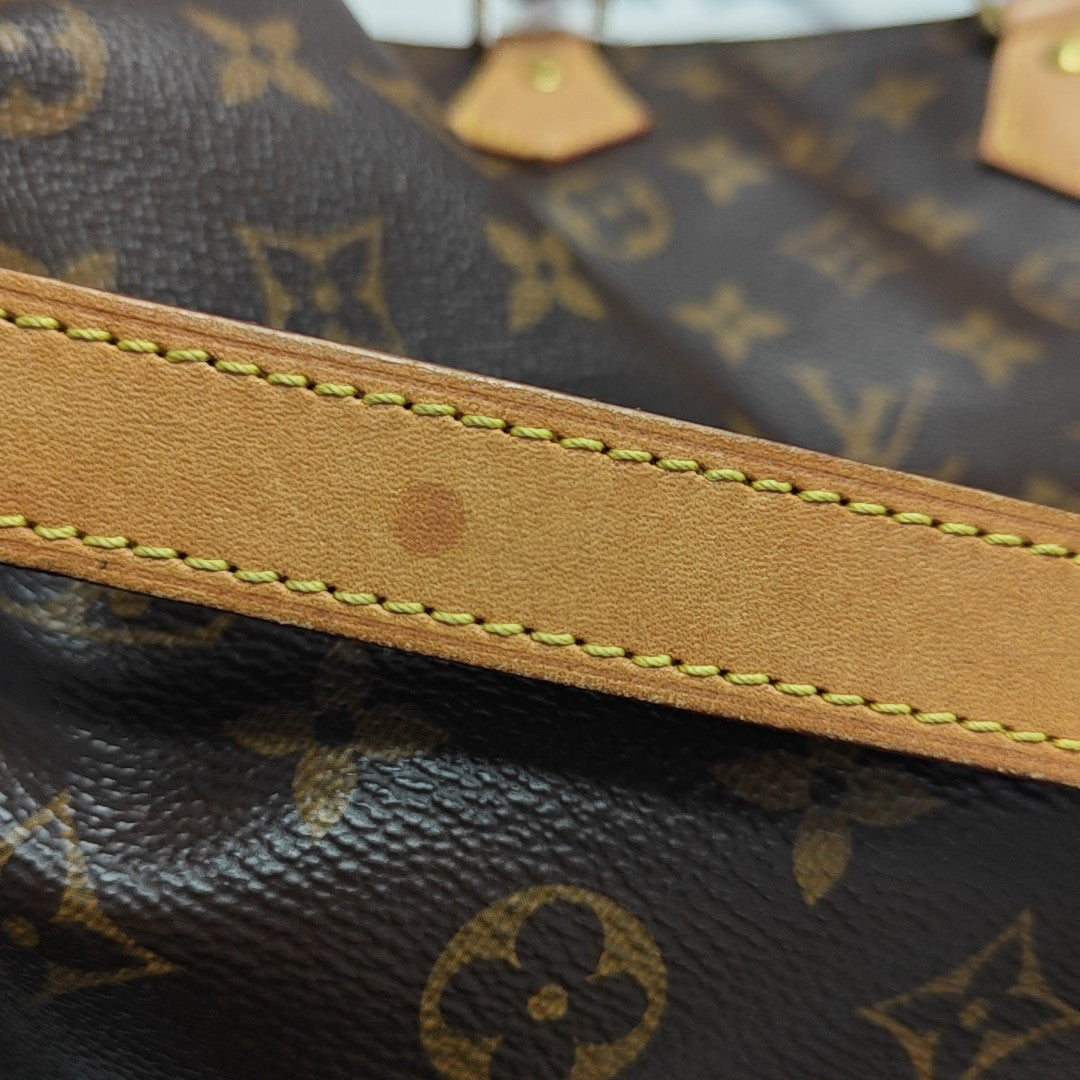 SPEEDY 25 Monogram Coated Canvas Brown
