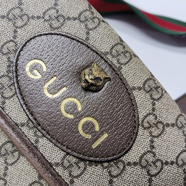 Neo Vintage Small Monogram Coated Canvas Beige