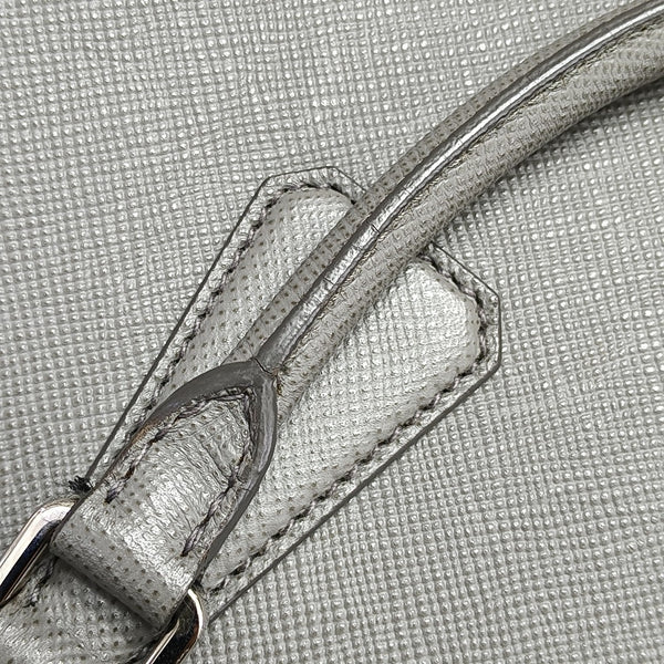 Galleria Large Saffiano Calfskin Gray