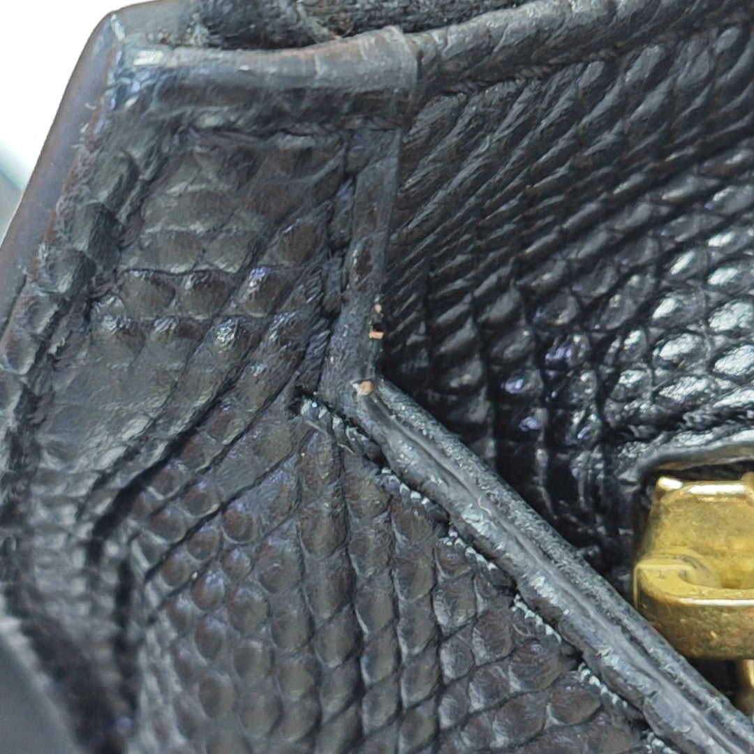 Calfskin Shoulder Bag Black