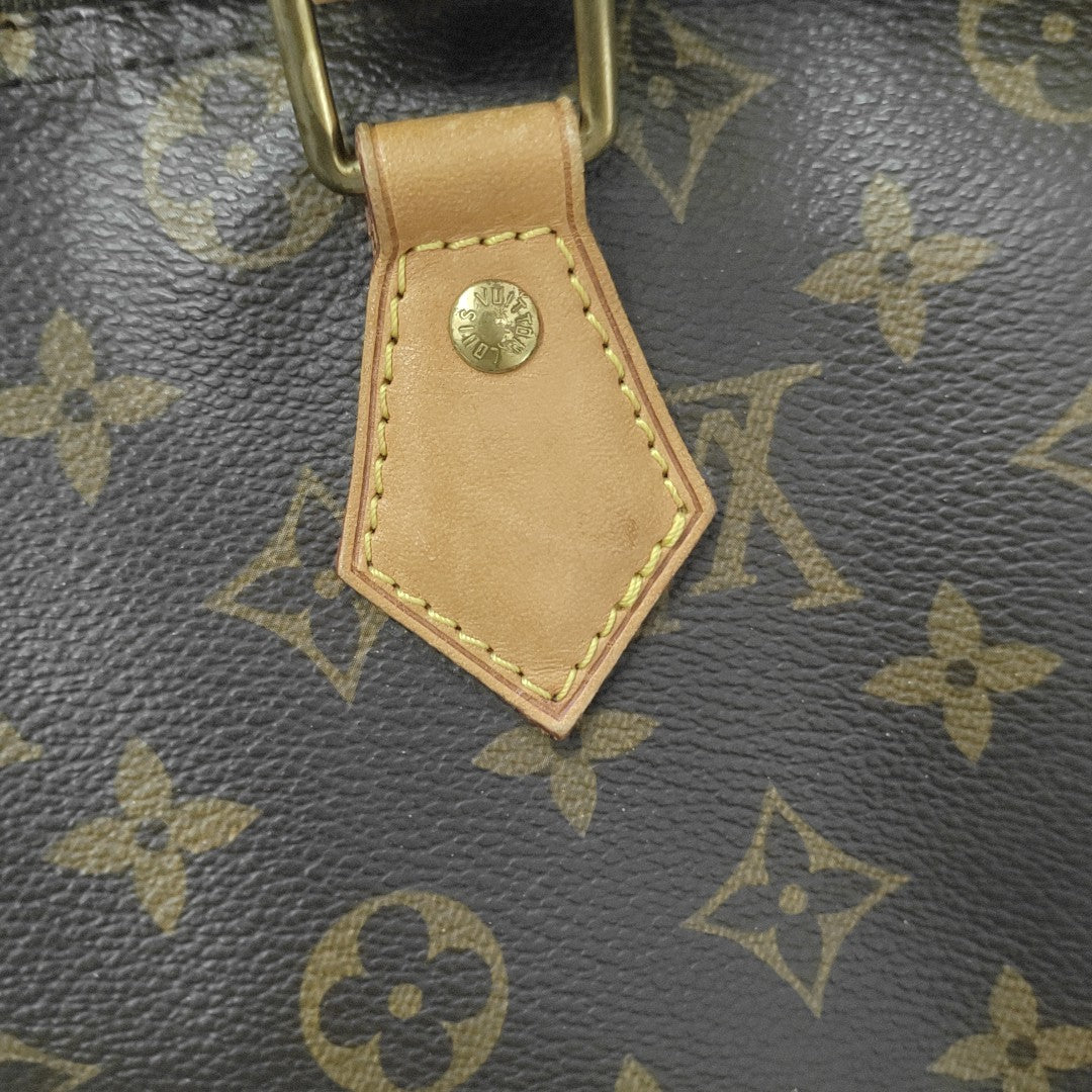 SPEEDY 30 Monogram Coated Canvas Brown