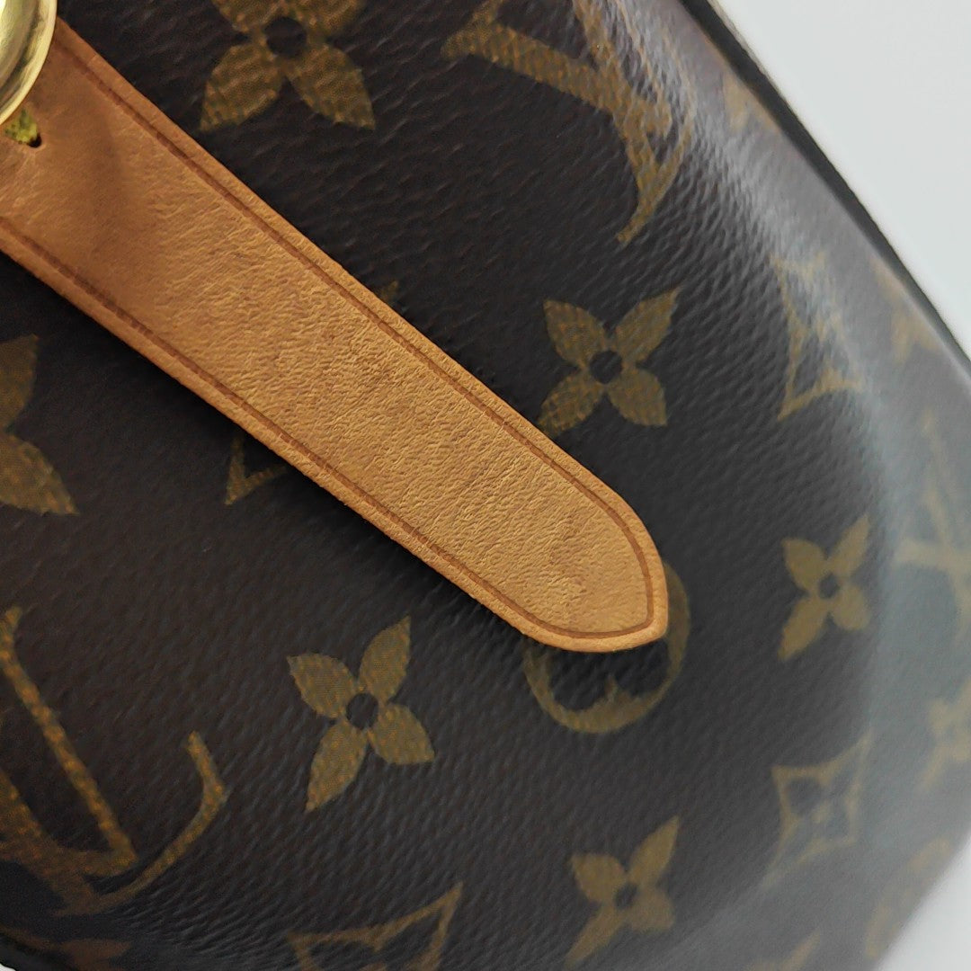 MONTAIGNE Monogram Coated Canvas Brown