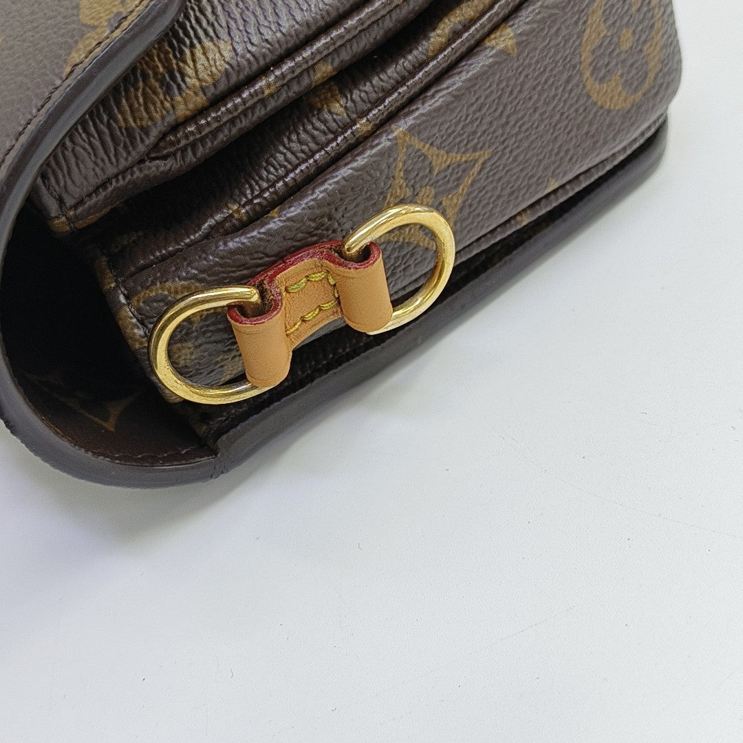 MÉTIS EAST WEST Monogram Coated Canvas Brown