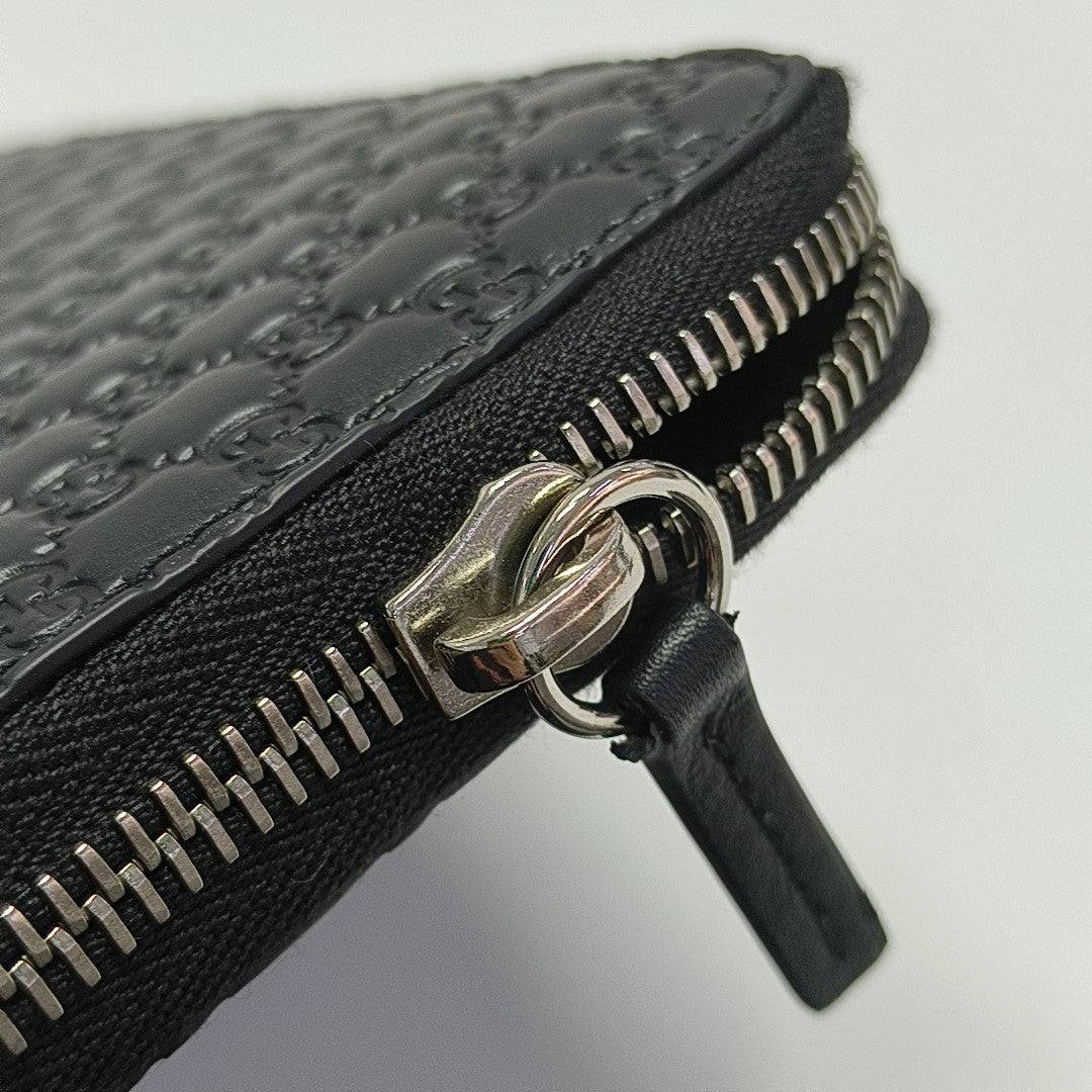 Signature Monogram Calfskin Black Wallet